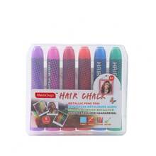 Halloween Christmas Nice Hair Chalk Pen Easy Wash Beauty Colors/Glow In The Dark Under UV Light Crayon/ For Party Halloween,Cosplay, Birthday Party,Decoration Party Be The Queen And King - Multicolor - View 16