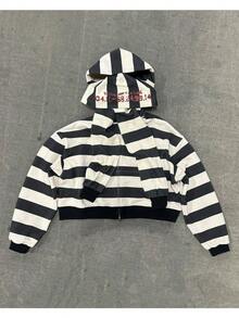 Fall Zip-Up Pullover Hooded Sweatshirt With Multi-Color Design In American Street Hip-Hop Style - Double-Layered Hat With Striped Print - Men's Hooded Sweatshirt