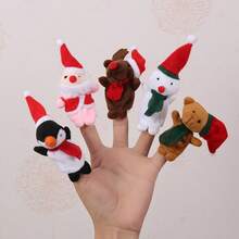 10pcs Colorful Wooden Finger Puppets Set - For Teens Interaction, Party Supplies, Birthday Gifts