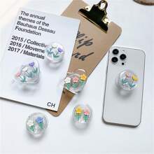 1 件装饰手机指环支架，手机 Popsoket 通用支架兼容 13 16 Pro Max 11 15 15 Pro Max 12/12 Pro 14 游戏手机支架带散热器