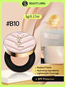 Yves Saint Laurent 5克保湿BB气垫粉底液，带防晒指数，旅行装/迷你装，#B10 - B10 - 查看 1