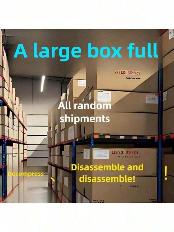 100% Random Mystery Box-Large Package, Random Party Supplies Set-Oversized Mystery Box With Unique Gifts And Theme Surprises.