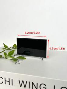 Dollhouse TV Decor, Miniature TV Model, Realistic Scaled-Down TV, Prop For Pretend Play. Tiny Realistic Monitor Model, Mini TV, Ultra-Thin TV, Home Decor, Miniature Scene Accessory