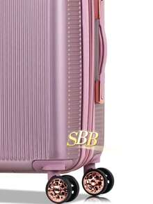 High Quality Carry-On Suitcase, 4 Double Wheels, 360 Degree Rotation, 9kg - Rusty Rose - View 3