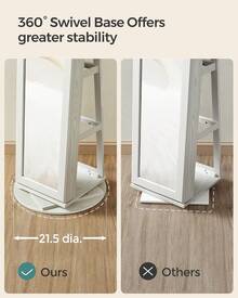 Jewelry Cabinet - White - View 6