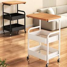 Storage Island & Carts - White - View 7