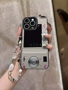 Ốp lưng điện thoại thiết kế radio cá nhân tương thích với iPhone 16 Pro Max, 15/14 Plus, 13, 12, 11 - Khung đen Xám bạc - Xem 3