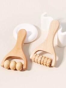 1 bàn chải massage đầu và cơ thể bằng gỗ, giảm căng thẳng, massage cơ thể và thư giãn cơ bắp, trường học, trở lại trường học, du lịch, vật dụng cần thiết khi đi du lịch, vật dụng cần thiết cho gia đình, spa, dụng cụ massage, massage, máy massage, spa - Nhiều màu - Xem 1