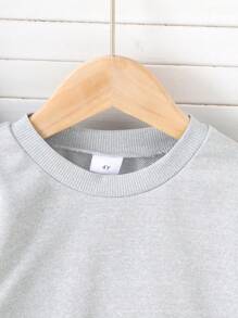 2pcs Girls Elegant Bowknot Long Sleeve Top & Mesh Princess Dress Set, Spring/Autumn