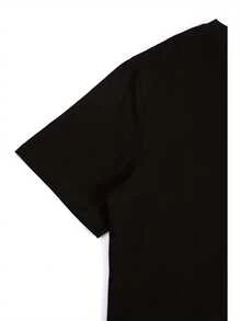 Camiseta gráfica de motocicleta del año del toro vintage 1975 para hombres - Negra, 180g/ ㎡   100% Algodón, Estampado Retro, Cuello Redondo, Manga Corta, Ajuste Casual, Ideal para Fiestas de Cumpleaños y Atuendos Casuales, Ajuste Cómodo - Negro - Ver 6