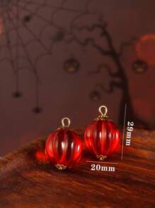 5/10/20 pezzi Perline fai-da-te per artigianato, decorazioni a forma di zucca di Ognissanti, perline pendenti, perline sparse, accessori per collane e braccialetti fatti a mano