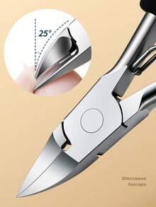 قاطع أظافر متعدد الوظائف من الفولاذ المقاوم للصدأ عالي الدقة، تحسين مؤلم للأظافر المتنامية، أداة تقليم الأظافر مناسبة للرجال والنساء، هدية راقية لعيد الهالوين، عيد الميلاد، ، عيد المعلم (البقع السوداء على المقص طبيعية ولا تؤثر على الاستخدام)