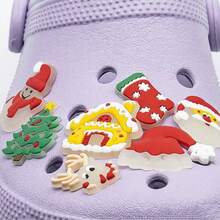 14 Pieces Of Glow-In-The-Dark Shoe Accessories, Suitable For Christmas Gifts, Glow-In-The-Dark Santa Claus Shoe Accessories, Suitable For Party Decorations, Accessories, Holiday Gifts, Christmas Decorations Christmas Decoration XMAS Decor Christmas Tree Gift Decor Thanksgiving Wedding Home Decor Home Decor Fall Decor Autumn Decor Birthday Decorations For Gifts Party Supplies Indoor Outdoor Garden Holiday Festival Decor Halloween Decor Wall Decor Halloween Ornamentschristmas Decoration XMAS Decor Christmas Tree Gift Decor Thanksgiving Wedding Home Decor Home Decor Fall Decor Autumn Decor Birthday Decorations For Gifts Party Supplies Indoor Outdoor Garden Holiday Festival Decor Halloween Decor Wall Decor Halloween Ornaments - Multicolor - View 7