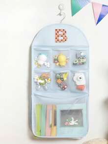 Túi treo tường đựng đồ lót, ngăn cửa ký túc xá, tủ quần áo, tất, áo ngực - nhiều màu - Xem 3