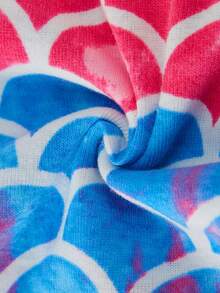 6pcs/Pack Girls' Cotton Mermaid, Heart, Rainbow Printed Underwear Briefs - Multicolor - View 6