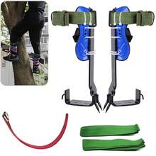 2 Gears Adjustable Safety Tree Climbing Spike Set Survival Hunting Climbing Tool - Black - View 1