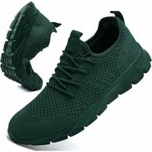 Lightweight Breathable Women's Tennis Shoes For Gym Workout - 深綠色 - 查看 12