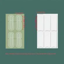 12 piezas de pegatinas de orejas de elfo con encaje de moda, pegatinas de soporte para orejas, pegatinas adelgazantes para la cara, pegatinas de fijación transparentes, maquillaje, económicas, decoración de habitación, tocador, viaje, dormitorio, accesorios de maquillaje