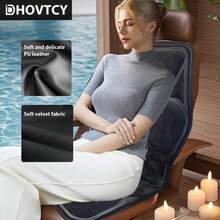 1 pieza Cojín de masaje inteligente y cálido - Vibración de Body completo, comodidad para el hogar y la oficina, spa (enchufe estándar europeo)