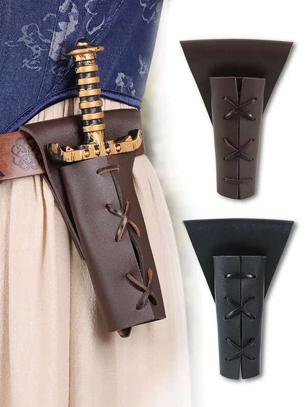 1pc Medieval Viking Sword Scabbard Hanger, Cosplay, Halloween Stage Performance Prop