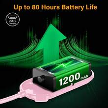 Lampe de lecture LED rechargeable à 3 couleurs avec clip - Niveaux de luminosité multiples, 3 températures de couleur, longue autonomie, col de cygne flexible, angle réglable, port de charge USB-C, conception compacte et portable pour la lecture et le travail au lit, en dortoir, au bureau à domicile - Rose bonbon - Voir 4