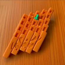 3D Printed Transformable Pumpkin Head, Halloween Funny Stress Relief Toy, Durable Square Shape Can Be Twisted And Stretched, Smooth Twisting Night Decor, Scary Surprise, Desk Office Stress Relief Gadget, Ghoul Gift