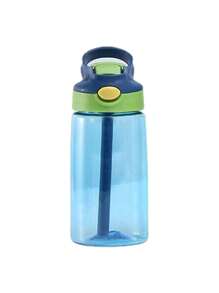 1pc Customized Name Children's Straw Cup, Personalized Sports Water Bottle With Name, Large Capacity Leak-Proof Sports Bottle, Suitable For Outdoor Fitness And Travel,Multi-Functional,Ornamental,Letter,Stylish,Modern,Colorful,Cute,Adorable,Casual,Custom,Personalised,Unique,Customized,Ideal Gifts For Him,Ideal Gifts For Her