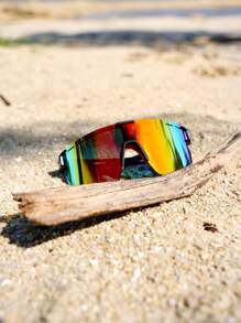 2pcs/1pc Fashionable New Outdoor Cycling Windproof Sports Glasses For Women Easy Comfort Casual Outfits Outdoor Cycling Glasses For Summer Beach Vacation,Outdoor,Travel Autumn Accessories Goggles