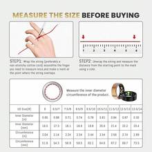 Smart Ring For Women Men, Health Tracker With Heart Rate/Blood Oxygen/Blood Pressure/Sleep Monitoring/Step Counting, IP68 Waterproof Fitness Ring, No App Fees For & Android (Lavender Pink, 6 # ) - Bạc - Xem 8