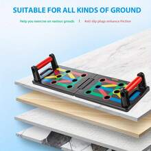 Shoze Push Up Board 12 In 1 Pushup Stands Foldable Press Up Rack Exercise Training Equipment Anti Slip Muscle Workout Board - Variant1 - View 2