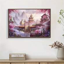 Zestaw do malowania diamentami w dużym formacie – DIY, okrągły diamentowy wzór, przeznaczony dla początkujących, rama nie jest dołączona, nadaje się do dekoracji salonów, sypialni i biur, idealny ręcznie robiony prezent, dekoracja ścienna, bez ramki, różne rozmiary - Wielokolorowe - Zobacz 4