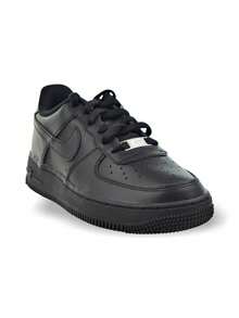 Nike 空军一号 LE 黑/灰 女款休闲百搭舒适运动鞋，适合日常穿着 - 白色/黑色 - 查看 6