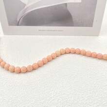 50pcs 8mm Colored Volcanic Stone Round Beads DIY Handmade Bead Jewelry Accessories Bracelet Necklace Accessories