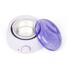 White Wax Heater Wax Melter Waxing Kit, Wax Warmer, Wax Beans Heater (Random Wax Bean Color) - White - View 2