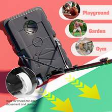 DlandHome Portable Basketball Hoop With Wheels, Adjustable Height From 5.25 To 6.9 Feet, Water-Filled Base, Suitable For Indoor And Outdoor Use, Ideal For Adults And Teenagers - 白色 - 查看 8