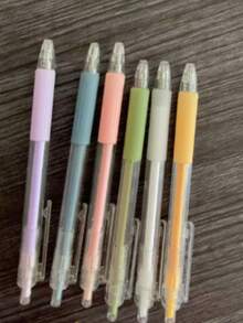 3pcs Utility Knife, Made Of Durable Polypropylene Material, Portable Push-Button Retractable Tip, Practical Cutting Tool For Paper, Cards, Gift Wrapping, Stylish Design With Transparent Body, Compact And Convenient Paper Cutter, Christmas/New Year Gift, Carving Accessories, Multi-Purpose Engraving Pen (Random Color/Style)