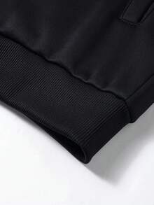 Men's Casual Sports Tracksuits, Embroidered Zip-Up Jacket