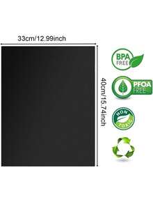 1/2 piezas Forro de horno inferior para hornos eléctricos, forro reutilizable antiadherente resistente al calor apto para hornos de gas, hornos microondas, carbón, alfombras para barbacoa al aire libre - Multicolor - Ver 5