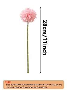 6 朵人造菊花，适用于家居装饰、圣诞节装饰、万圣节装饰、客厅卧室装饰、人造植物、房间、书桌、花园装饰，是派对和节日的理想礼物 - 彩色 - 查看 7