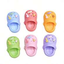 2/3/6/9/12 chiếc nam châm tủ lạnh hình dép hoạt hình, Bộ nam châm tủ lạnh hình bầu dục bằng nhựa trang trí dễ thương, Nam châm bảng trắng và văn phòng nhà bếp vui nhộn, Hoàn hảo làm quà tặng trang trí nhà cửa vào Lễ Tạ ơn, Giáng sinh và Halloween - Nhiều màu - Xem 6