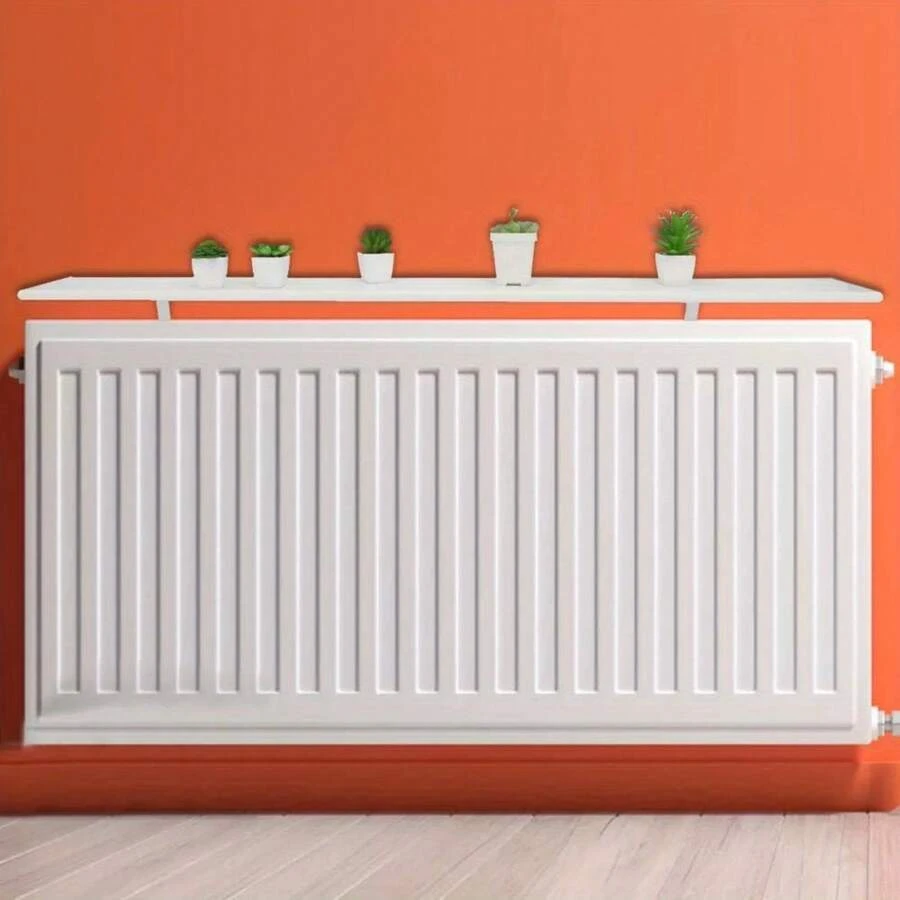 Shoze 90cm White Radiator Shelves, Including Easy Fit Brackets Shelf Sizes - Variant1 - View 1