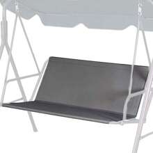 Copertura di ricambio per sedile, copertura impermeabile e resistente per panca altalena in tessuto Oxford 600D, adatta per sedie da giardino, veranda, cortile, terrazza, 2/3 posti (45,3 pollici x 18,9 pollici x 18,9 pollici, grigio)