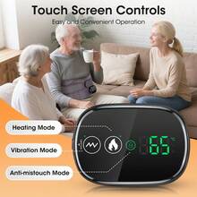 Hailicare Dual Infrared Light Heating Massaging Waist Belt Multifunctional Heating Waist Massager Rechargeable Heated Massage Belt Relieve Fatigue Relax Muscle Red Light Hot Compress Vibration Massage - Grey - View 8