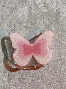 1 Dreamy Butterfly Phone Sliding Stand, Phone Case Adhesive Stand, TV Series Watching Wonder, High-End Retractable And Detachable Stand Compatible With IPhone, Android Phone, Gift For Birthday, Family, Friends Push-Pull Phone Grip Phone Holder Phone Accessories - Multicolor - View 14