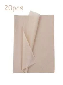 10/20pcs Green Tissue Paper For Gift Packaging, Candy DIY Packaging Paper, Floral Wrapping Paper For Birthday Wedding Party Packaging Decoration