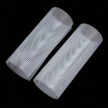 2 件 33x50cm 塑料网 用于钩针和缝纫工艺品的塑料网 DIY 手工缝纫配件礼品 免费裁剪设计 塑料网袋钩针衬里网 - 黑色大孔網 - 查看 6