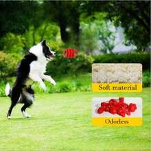 Juguetes para perseguir perros, juguetes interactivos de entrenamiento con forma de rugby para morder y jugar, hechos de materiales resistentes a la mordida y al juego, fáciles de limpiar y flotan, suaves y cómodos para el desgaste y la limpieza de los dientes, esenciales para la persecución y el juego al aire libre de mascotas, adecuados para perros de tamaño mediano y grande