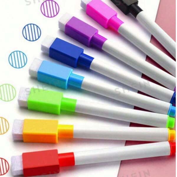 8 Farben Magnetische Whiteboard Marker Stifte, Kreidetafel Marker, Glas, Keramik, Büro, Schule, Kunst Marker, Schreibwaren