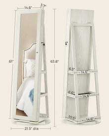 Jewelry Cabinet - Brown - View 11