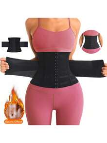 1pc Women Sports Waist Trainer Belt, Cross-Border High Elasticity Tummy Control Girdle, Breathable Mesh Waist Cincher Belt For Workout Exercise Waist Belt Suitable For Workout Home Sports And Walk - Girdle - View 2